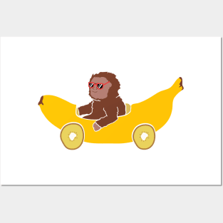 Banana Car Posters and Art